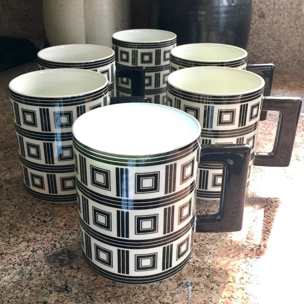 GREG NATALE Astoria Mug, set of 6, Bone China